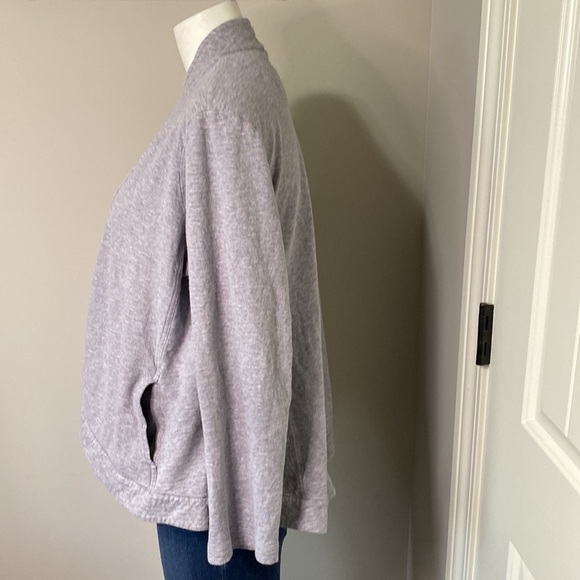 Eileen Fisher Women's Organic Cotton Size XL Grey Cardigan - Picture 5 of 11
